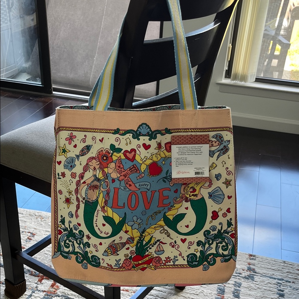Brighton Multicolor Love Print Tote